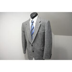 VTG Canterbury Tweed Handwoven MADE IN USA Wool Blazer Sports Jacket‎ Mens 44 R